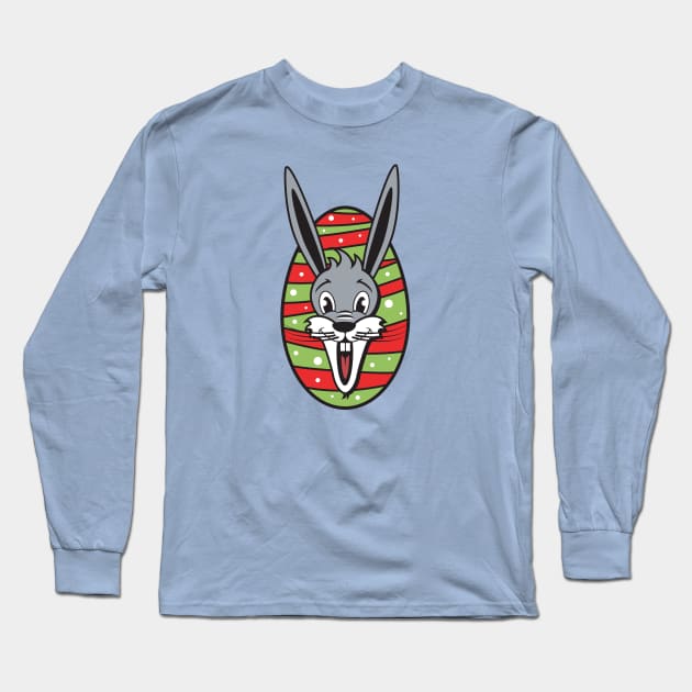 Easter Bunny and Egg Long Sleeve T-Shirt by MonkeyBusiness